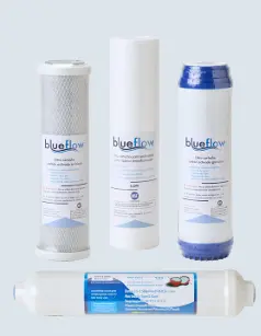 Cartucho 2 1/2" x 10" de carbón granular de cáscara de coco